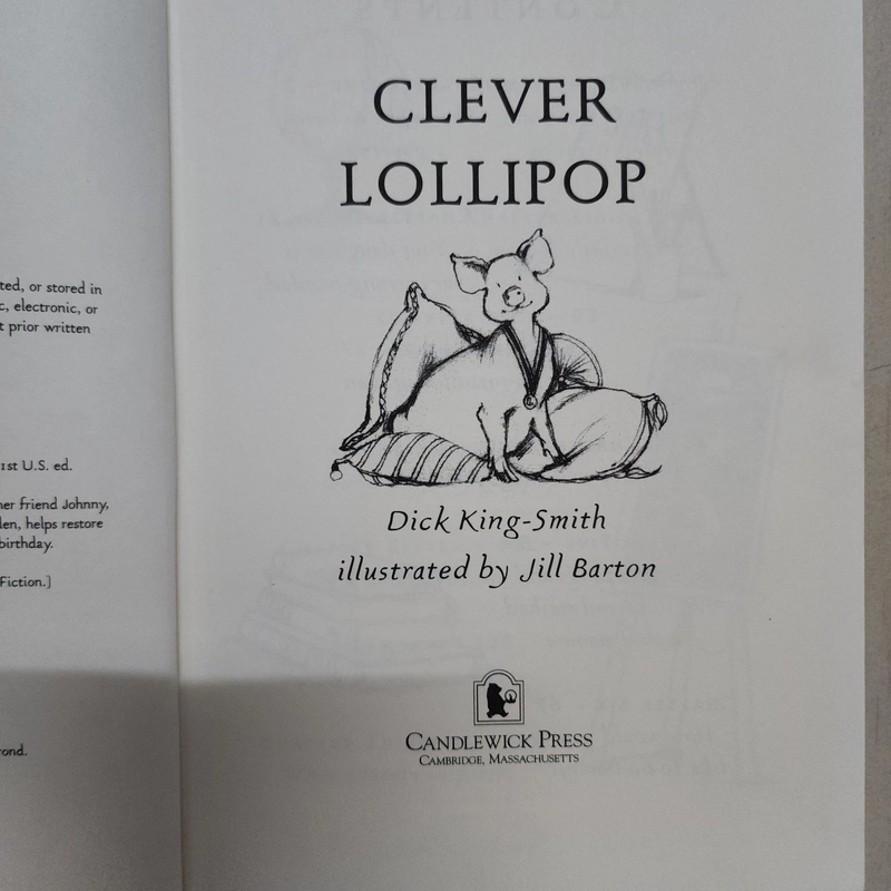 Sách Clever Lollipop của Dick King-Smith mới 90% 508793