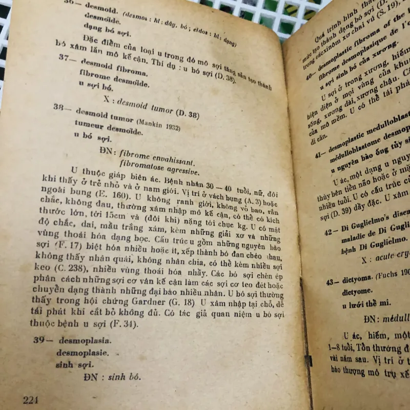 TỪ ĐIỂN BỆNH HỌC ANH - PHÁP - VIỆT 799246