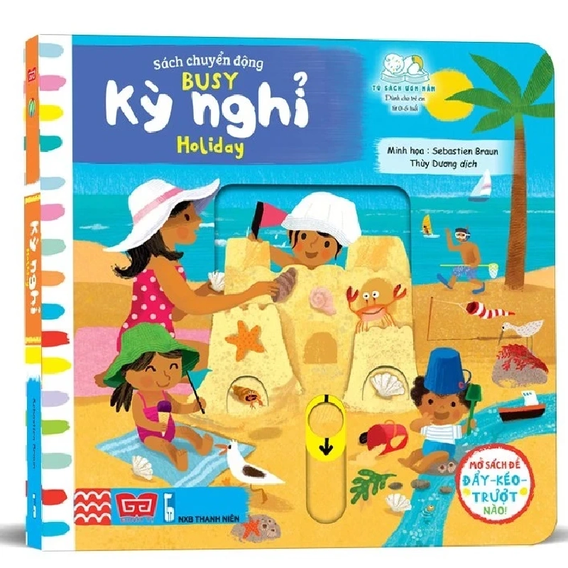 Sách Chuyển Động - Busy - Holiday - Kỳ Nghỉ - Sebastien Braun 454246