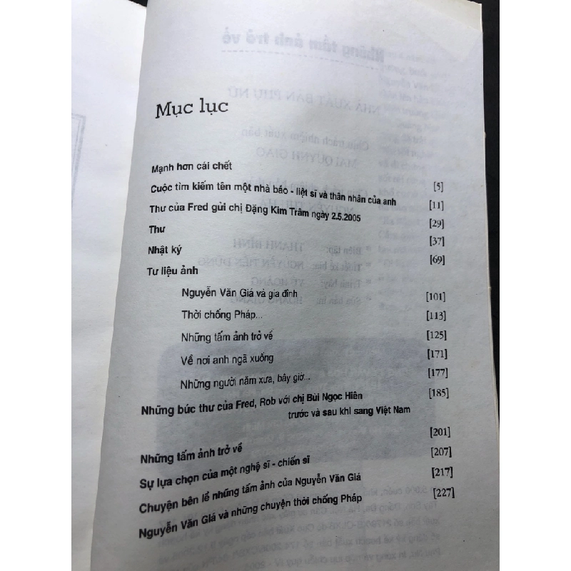 Những tấm ảnh trở về 2005 Ảnh, thư từ, nhật ký chiến tranh của liệt sỹ Nguyễn Văn Giá mới 75% ố bẩn nhẹ bụng sách HPB1107 LỊCH SỬ - CHÍNH TRỊ - TRIẾT HỌC 351844