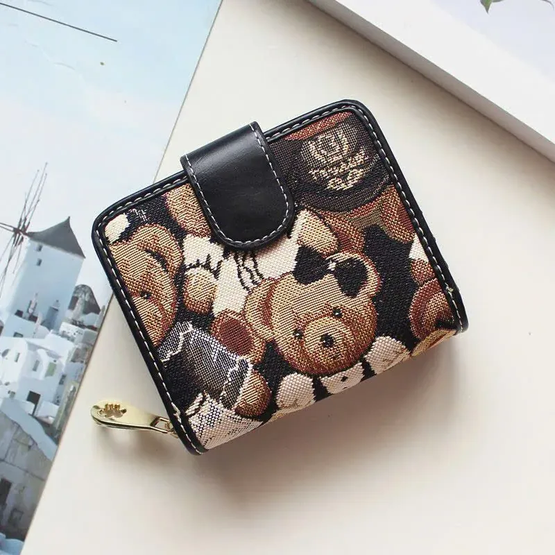 Ví Nữ Cầm Tay Mini Nhiều Ngăn Đựng Thẻ TTWN BEAR 575139