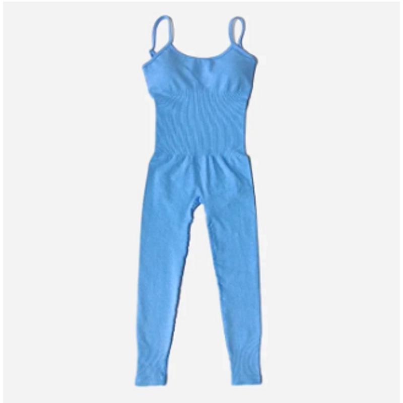 Combo 3 bộ Jumpsuit đồ thể thao tập Yoga, tập Gym thoáng khí (Size M) - Hồng, Xanh, Khaki 333973