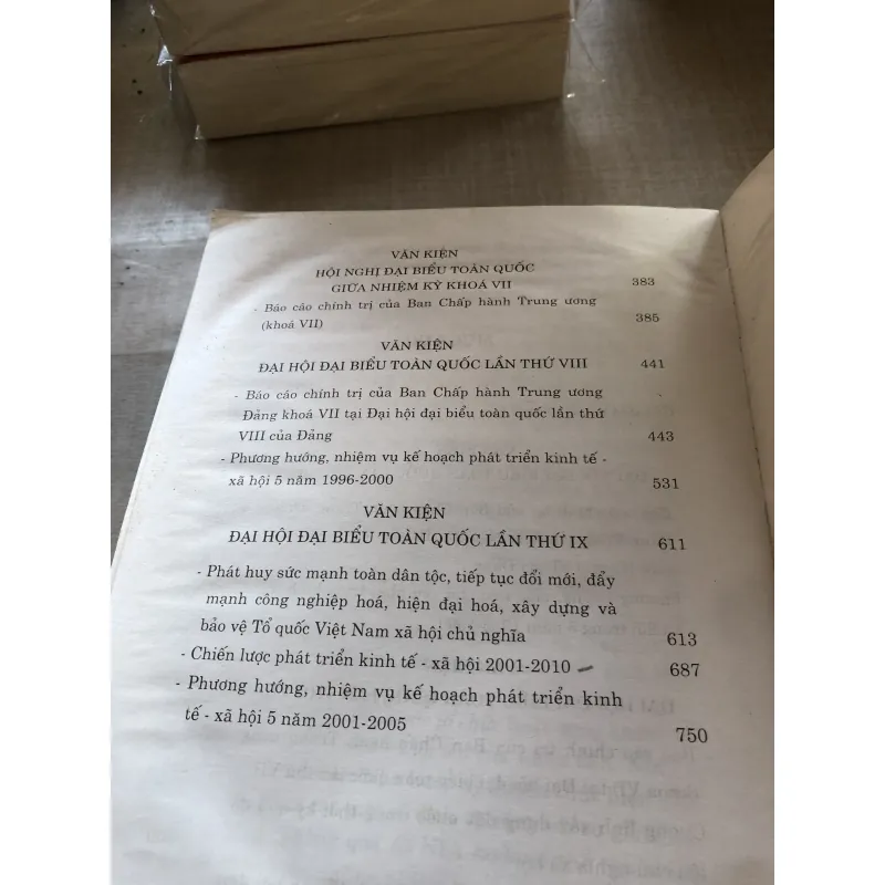 Văn kiện Đại hội Đảng thời kỳ Đổi mới 781970