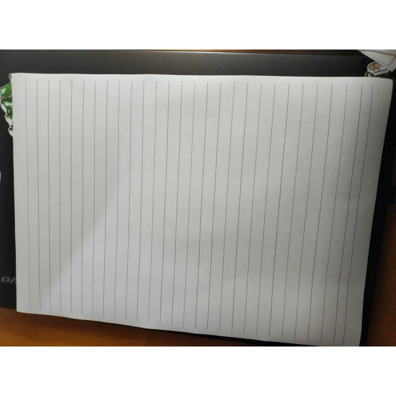 Xấp 25 tờ giấy kẻ ngang A4 hai mặt dùng để làm sổ, học tập sinh viên 934213