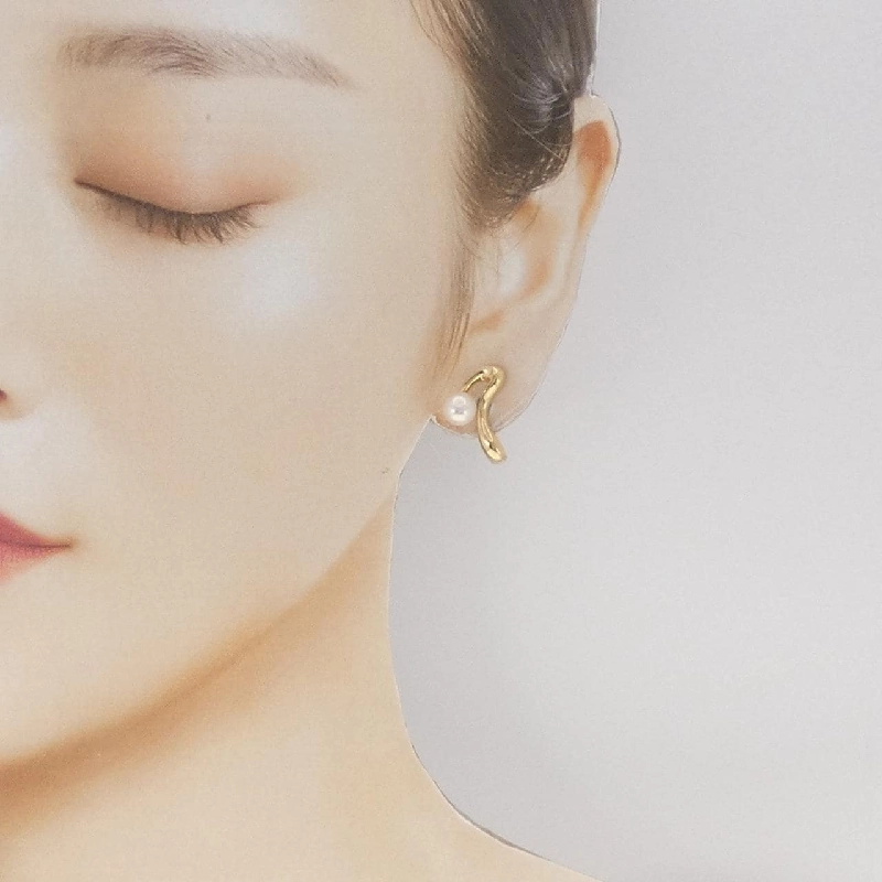 K18YG Bông tai ngọc trai Akoya 6.5mm - Hàng hiệu Chính hãng 871569