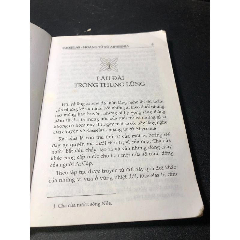 Rasselas hoàng tử xứ Abyssinia 2004 Samuel Johnson mới 80% ố , ghi (truyện dài , văn học) HCM1201 58439