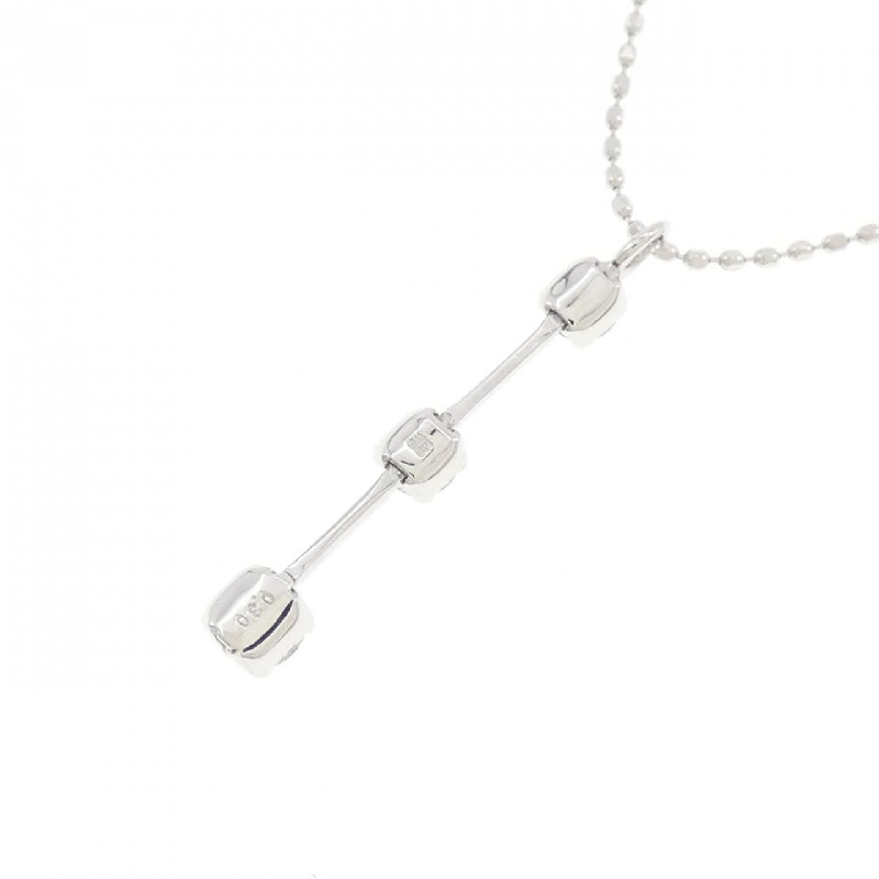 K18WG Dây chuyền kim cương ba viên 0.30CT - Hàng hiệu Chính hãng 863296