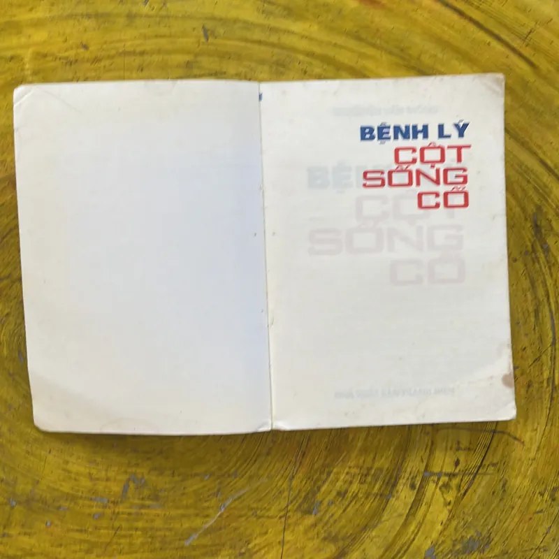 BỆNH LÝ CỘT SỐNG CỔ - TS. NGUYỄN VĂN THÔNG 1002583