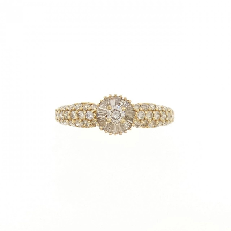 Nhẫn kim cương K18YG 0.75CT 671826