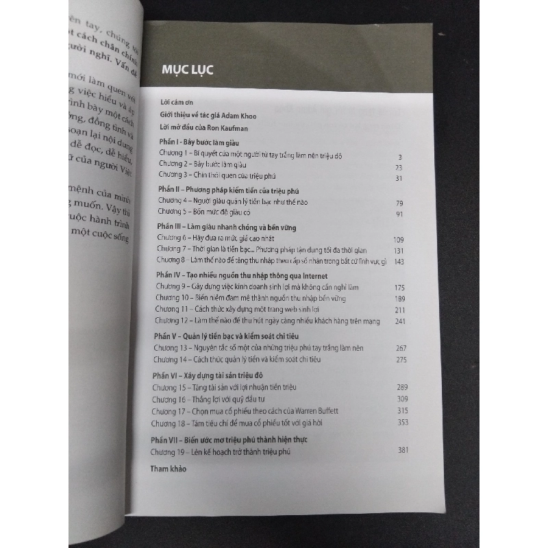 Bí quyết tay trắng thành triệu phú mới 80% bẩn bìa, ố nhẹ 2015 HCM1209 Adam Khoo MARKETING KINH DOANH 916627