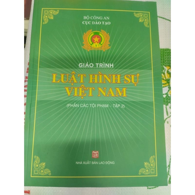 Combo full 3 cuốn giáo trình luật hình sự việt nam. Tập 1+2+ phần chung 278915