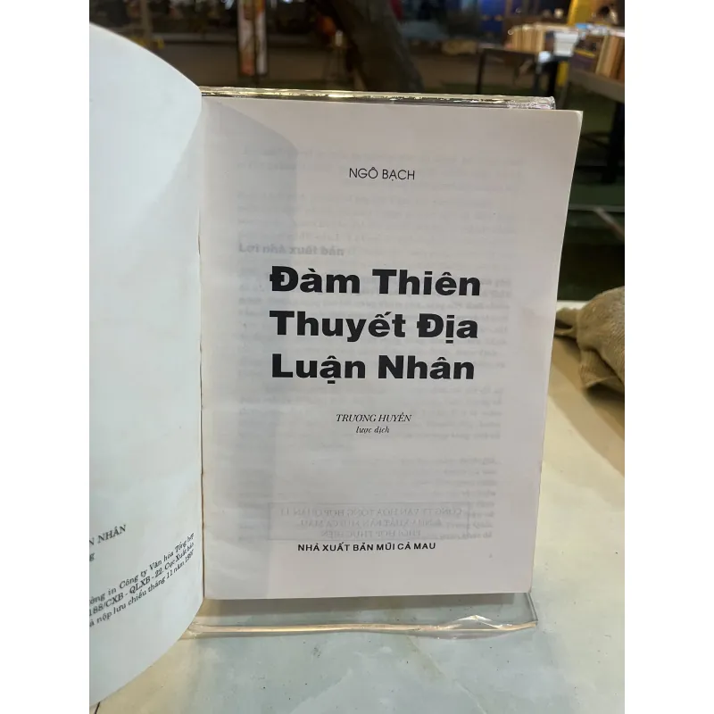 ĐÀM THIÊN THUYẾT ĐỊA LUẬN NHÂN - TRƯƠNG HUYỀN 777379