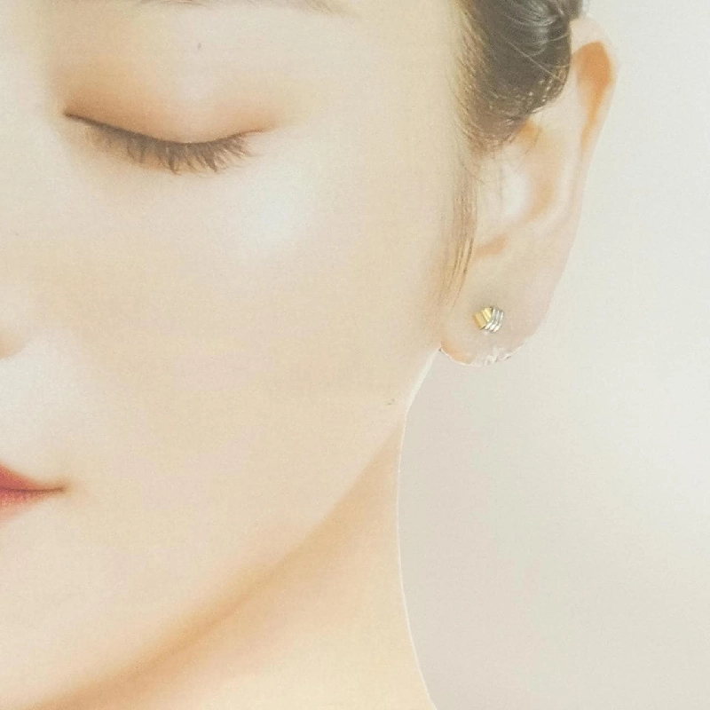 K18YG/PT900 Bông tai - Hàng hiệu Authentic 866212