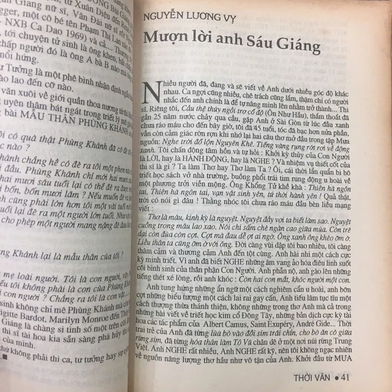 THỜI VĂN- Bùi Gíang 507124