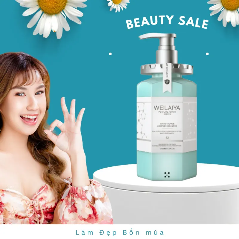 Dầu gội phục hồi đa tầng nấm truffle Weilaiya 450ml chính hãng nguyên tem 165024