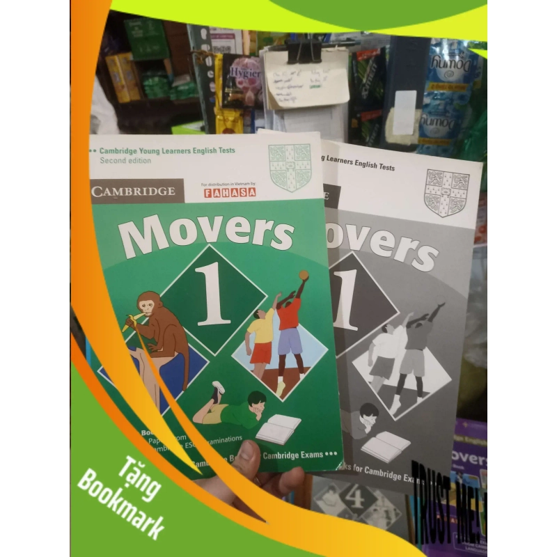 (TẶNG BOOKMARK) Movers 1 Student's book + answer viết chì mới 80% Sách tự học tiếng Anh RBK2702 948138