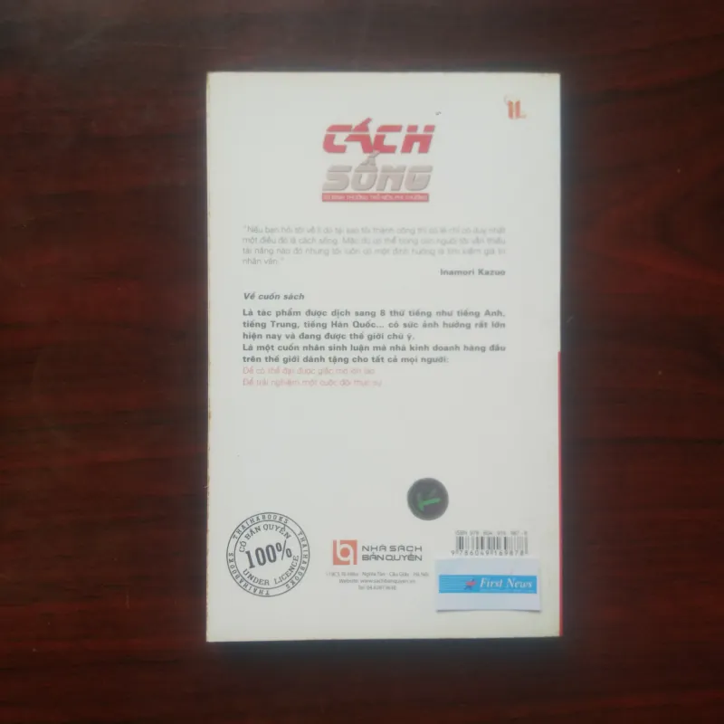 [Sách Doanh Nhân] Cách Sống (Inamori Kazuo) - Nhà Sáng Lập Công Ty Kyocera 977874