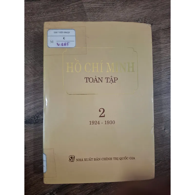 Hồ Chí Minh Toàn Tập - Tập 2 (1924 - 1930) - Hồ Chí Minh - Tuyển tập 727817