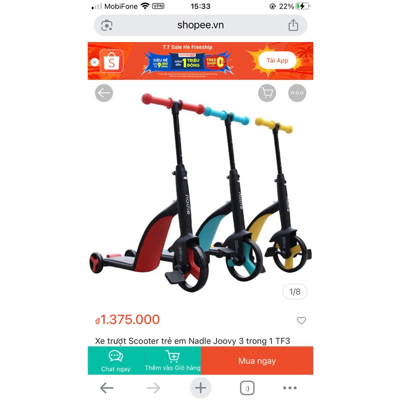 Chiếc xe scooter dành cho trẻ em 508642
