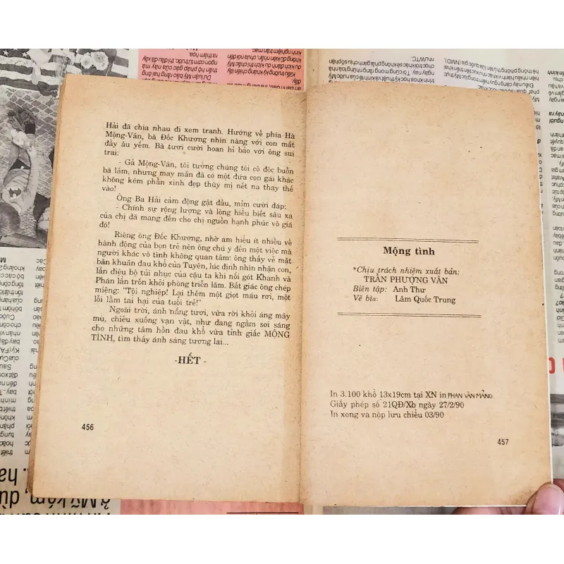 Tiểu thuyết tâm lý xã hội: MỘNG TÌNH (Thanh Thủy) - 456 trang 993221