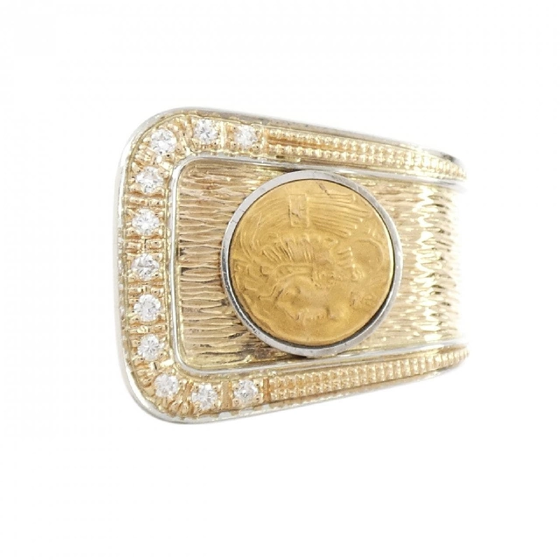 Nhẫn kim cương K18YG/K10YG/PT900 0.15CT - Hàng hiệu Authentic 846763