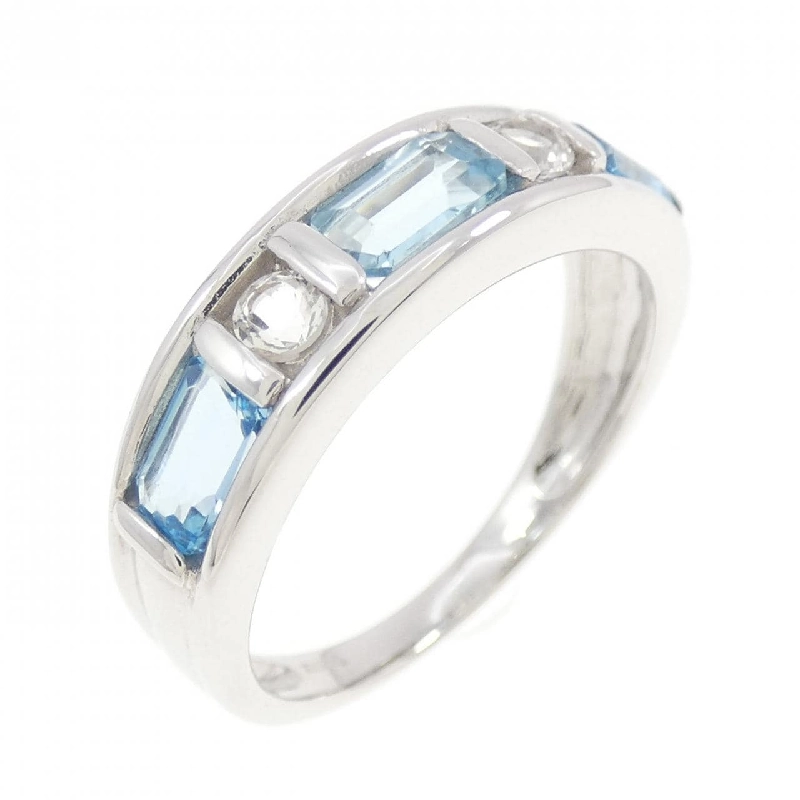 Nhẫn Blue Topaz K18WG 666229