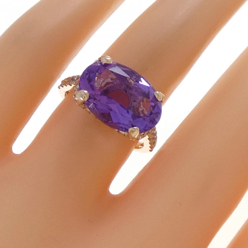 K10YG Nhẫn Amethyst - Hàng hiệu Chính hãng 846885