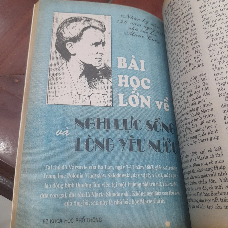 KHOA HỌC PHỔ THÔNG phụ san số 295 tháng 11-1995 459261