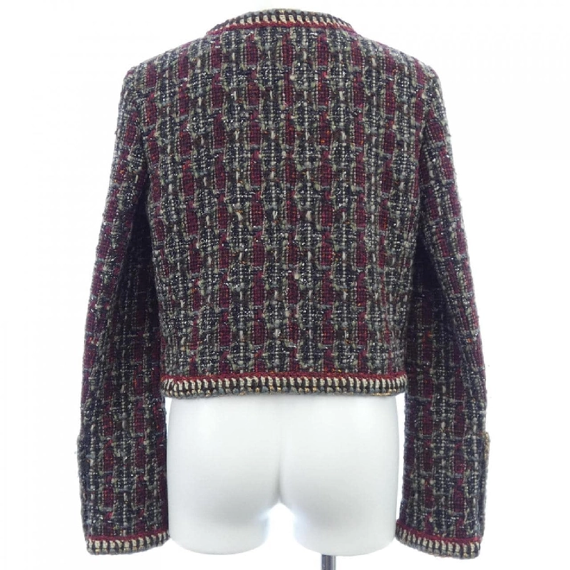 Jacket không cổ CHANEL P52693V39167 629091