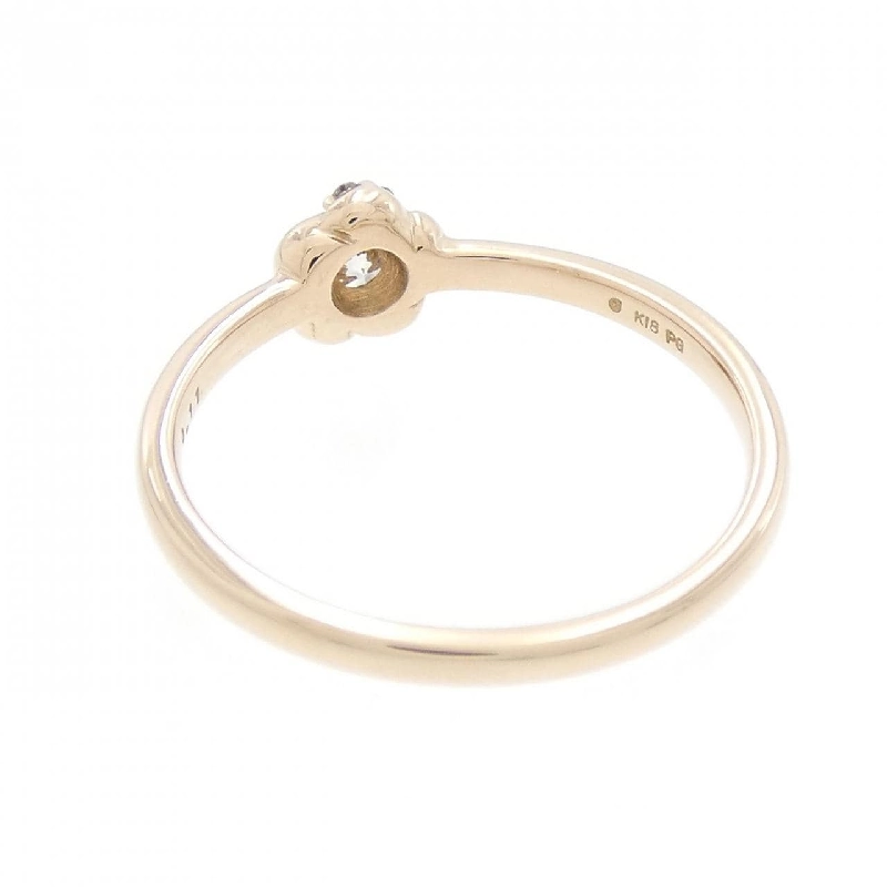 Nhẫn kim cương hoa K18PG 0.11CT 673652