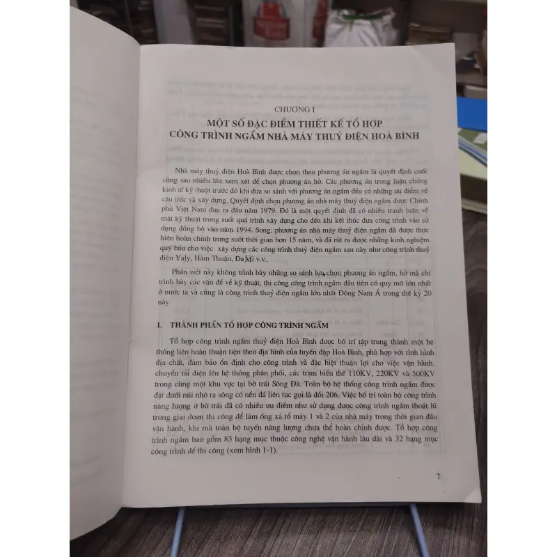 Sách: Xâu dựng công trình ngầm thuỷ điện Hoà Bình - TG: Phan Đình Đại (KT) 744982