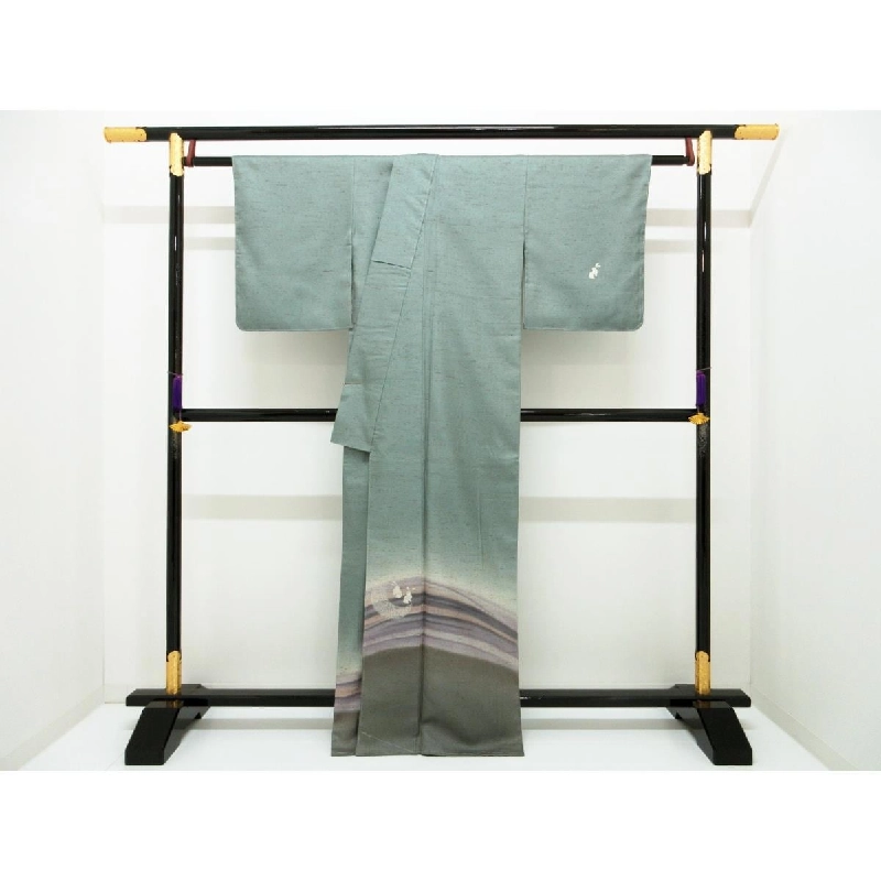 Áo kimono thăm viếng, dệt tơ, nhuộm ombre, kích thước L 883263