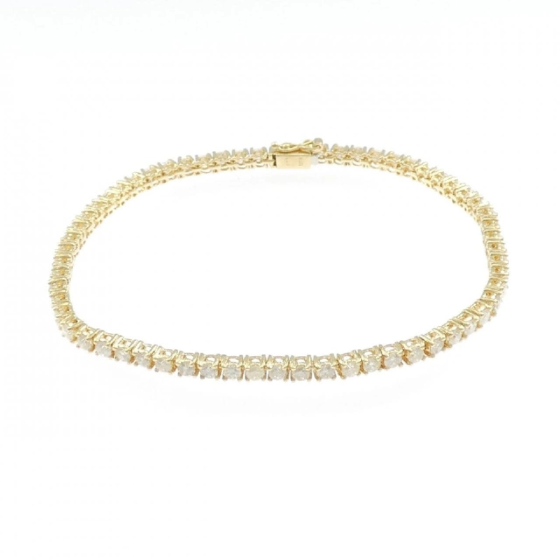 K18YG Vòng tay kim cương 3.40CT - Hàng hiệu Chính hãng 877775