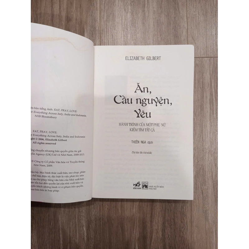 Ăn, cầu nguyện, yêu - Elizabeth Gilbert 303872