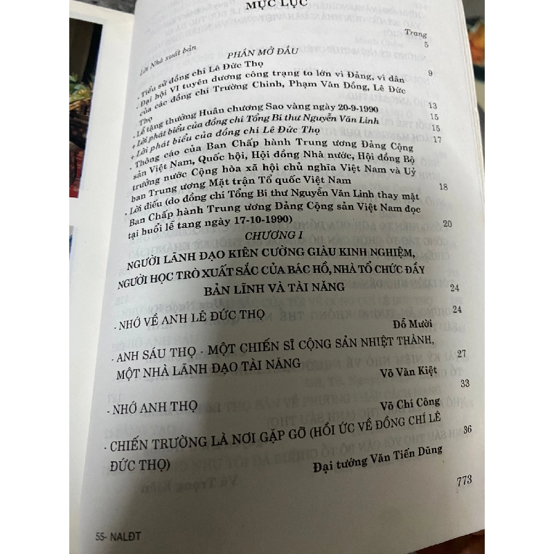 Nhớ Anh Lê Đức Thọ (sách lưu kho chưa qua sd,mới 90%) 785513