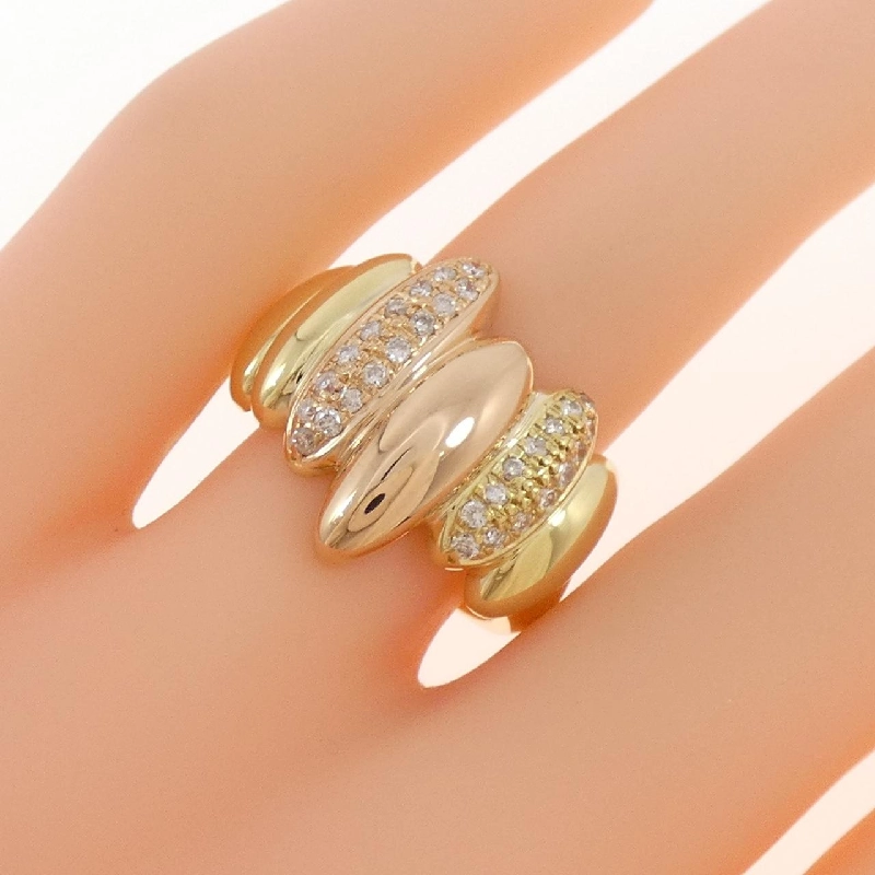 Nhẫn kim cương K18YG/K18PG 0.28CT 668391