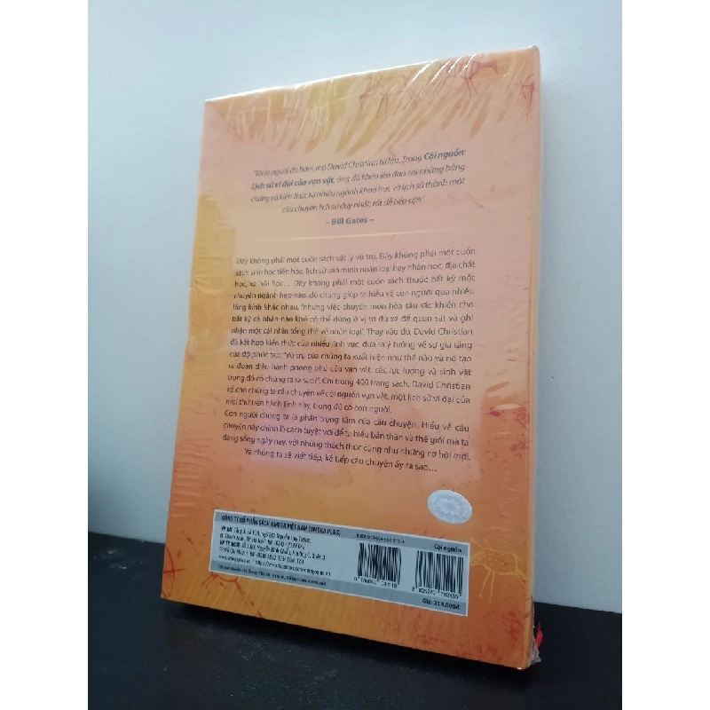 Cội Nguồn - Lịch Sử Vĩ Đại Về Vạn Vật - David Christian New 100% HCM.ASB2703 341213
