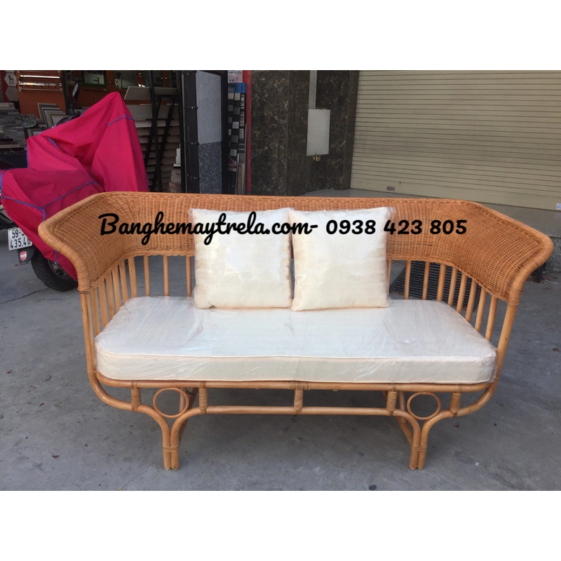 Băng ghế sofa mây xòe 443185