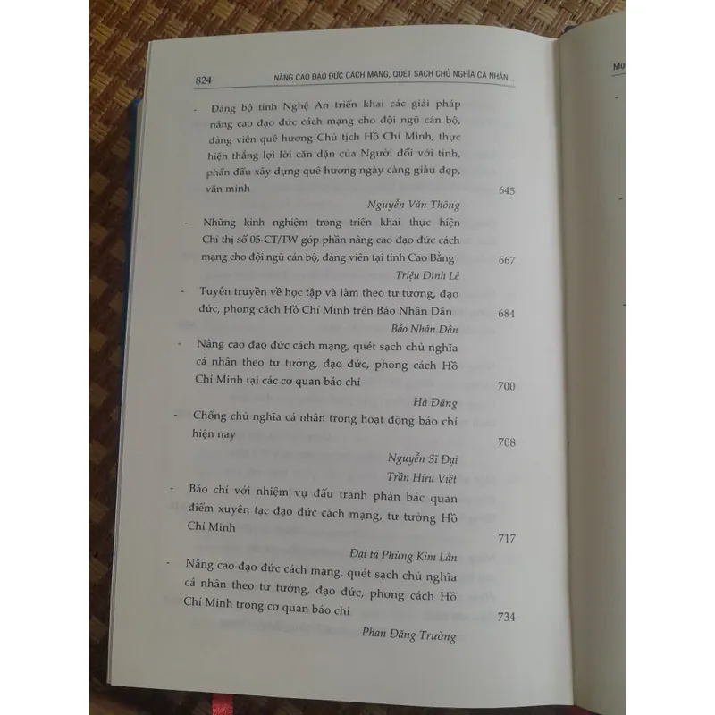 NÂNG CAO ĐẠO ĐỨC CÁCH MẠNG, QUÉT SẠCH CHỦ NGHĨA CÁ NHÂNI 735329