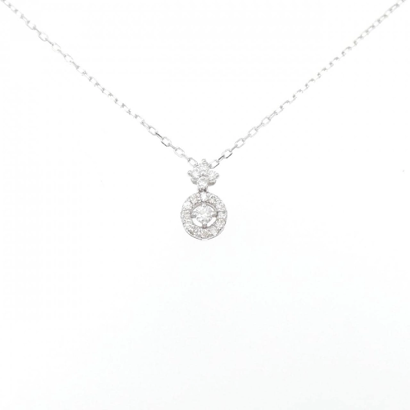 K18WG Dây chuyền kim cương 0.13CT - Hàng hiệu Chính hãng 861450