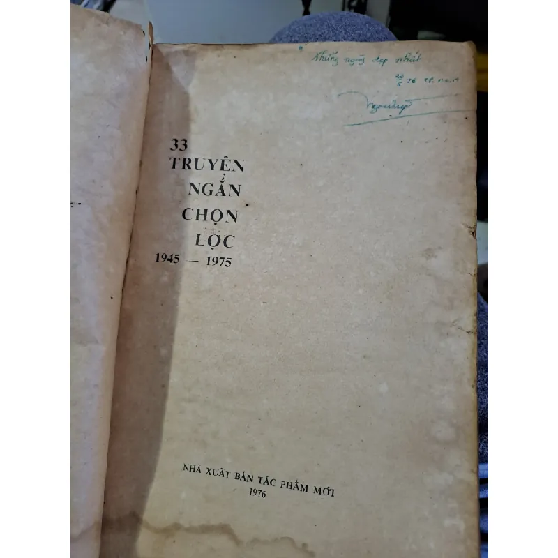 Truyện ngắn chọn lọc 1945-1975 mới 70% ố rách gáy Văn học Việt Nam HCM1709 559953