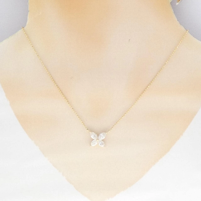 K18YG Dây chuyền kim cương 1.63CT - Hàng hiệu Chính hãng 858069