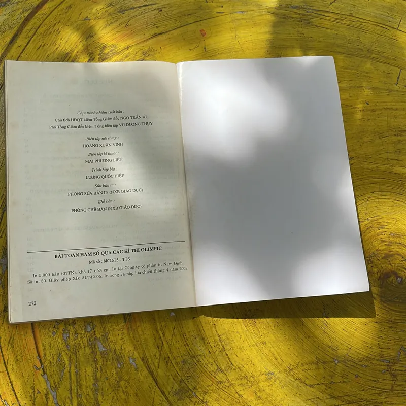 BÀI TOÁN HÀM SỐ QUA CÁC KÌ THI OLIMPIC 734210