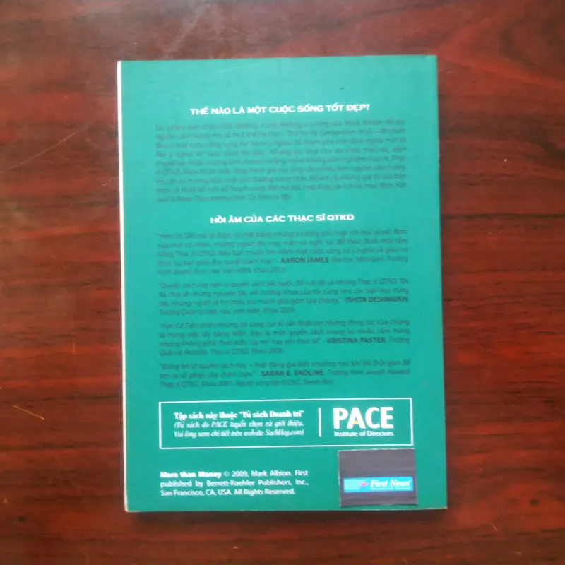 [Sách Kinh Tế] More Than Money - Hơn Cả Tiền (Mark Albion) 1003264
