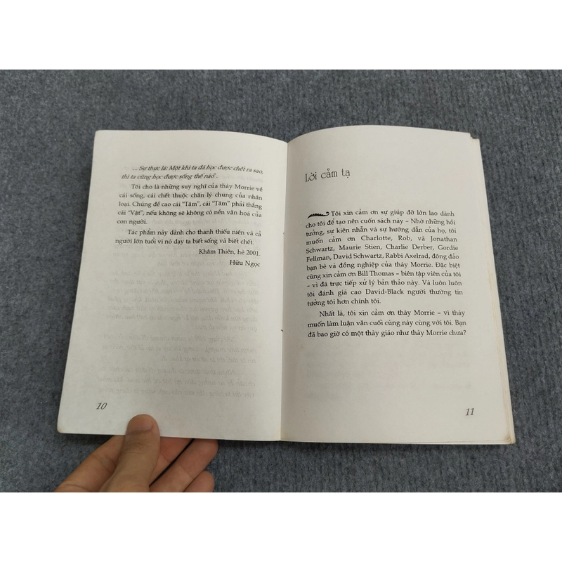 NHỮNG NGÀY THỨ BA VỚI THÀY MORRIE 478688