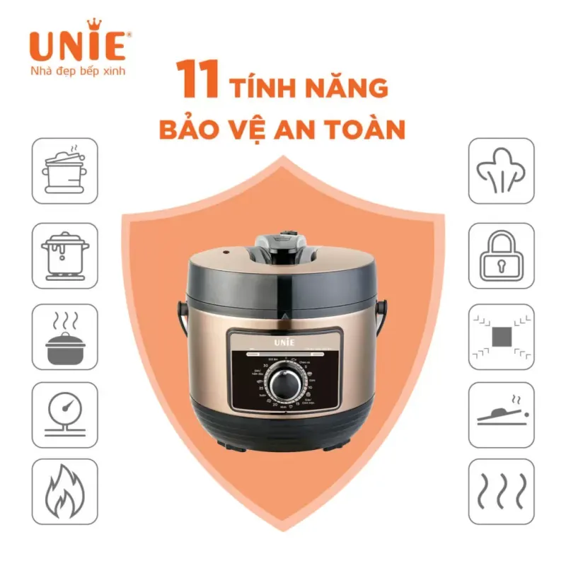 Nồi áp suất Unie UPC5081Y dung tích 5l 779695