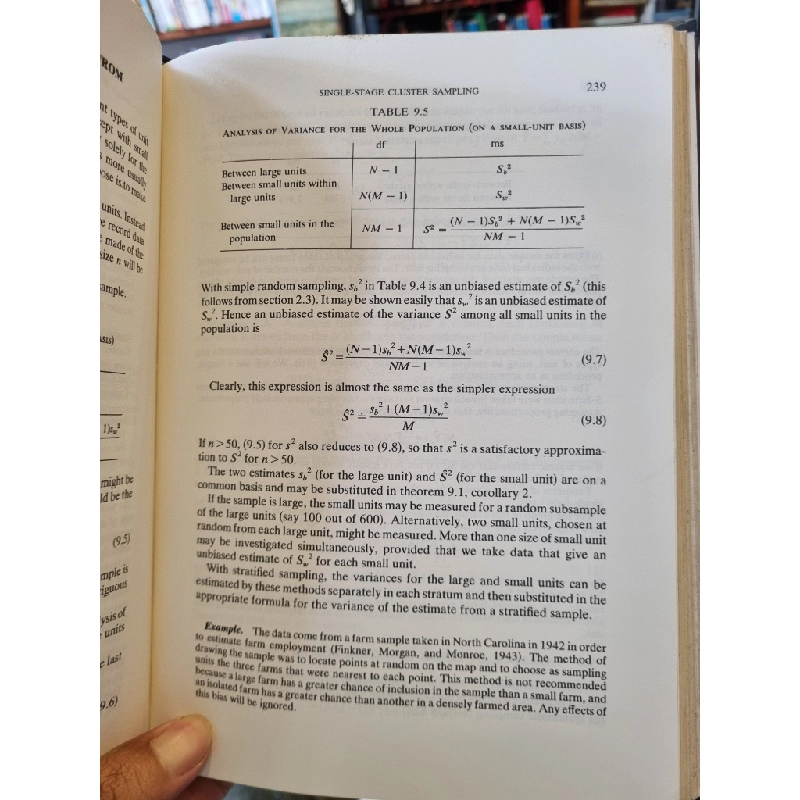 SAMPLING TECHNIQUES - William G. Cochran (Wiley Series in Probability and Mathematical Statistics-Applied) 256481