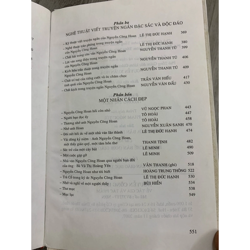 Nguyễn công hoan về tác gia và tác phẩm. 999 469854