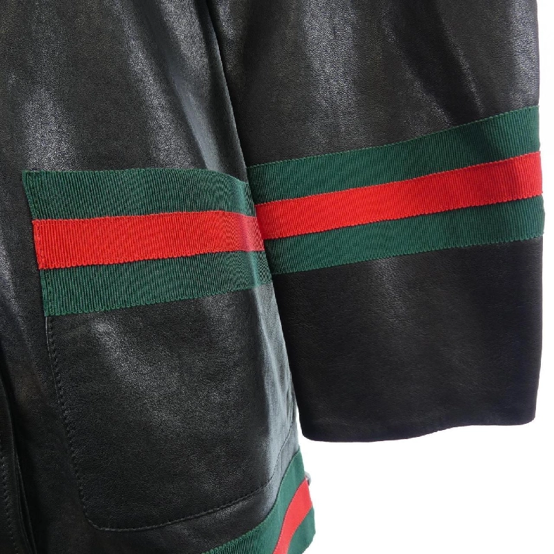 Gucci FRAGOR AMORIS JARDIN D'HIVER 554594 XNABL Áo khoác da - Hàng hiệu Chính hãng 823421