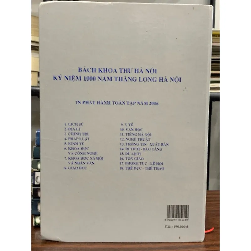 Bách khoa toàn thư Hà Nội: Kinh tế- NXB Văn hoá thông tin 674794